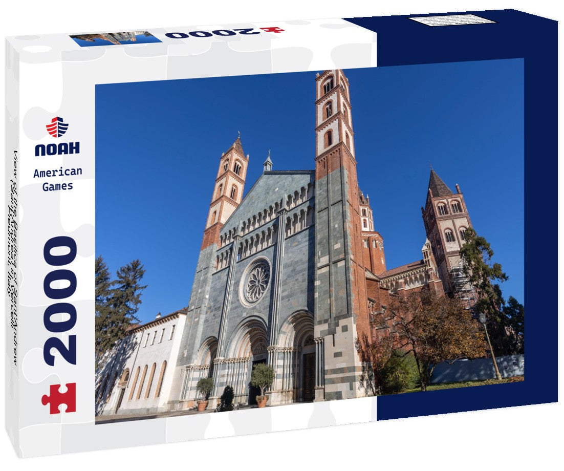 the Basilica of Sant'Andrew (Sant'Andrea) in Vercelli, Piedmont, Italy 2000pc Puzzle