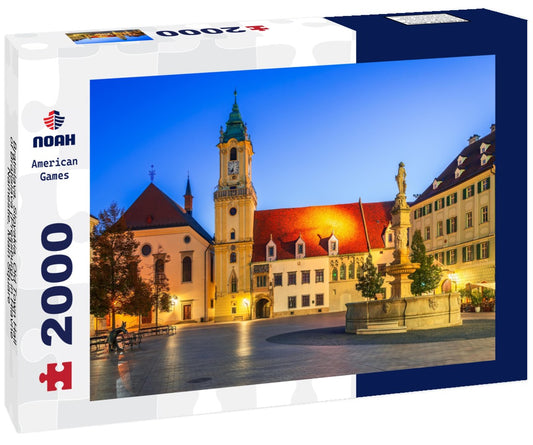 Noah Jigsaw Puzzle Bratislava, Slovakia. Old Town Hall of Bratislava (Pressburg) in Hlavne Namestie, Main Square 2000 pieces