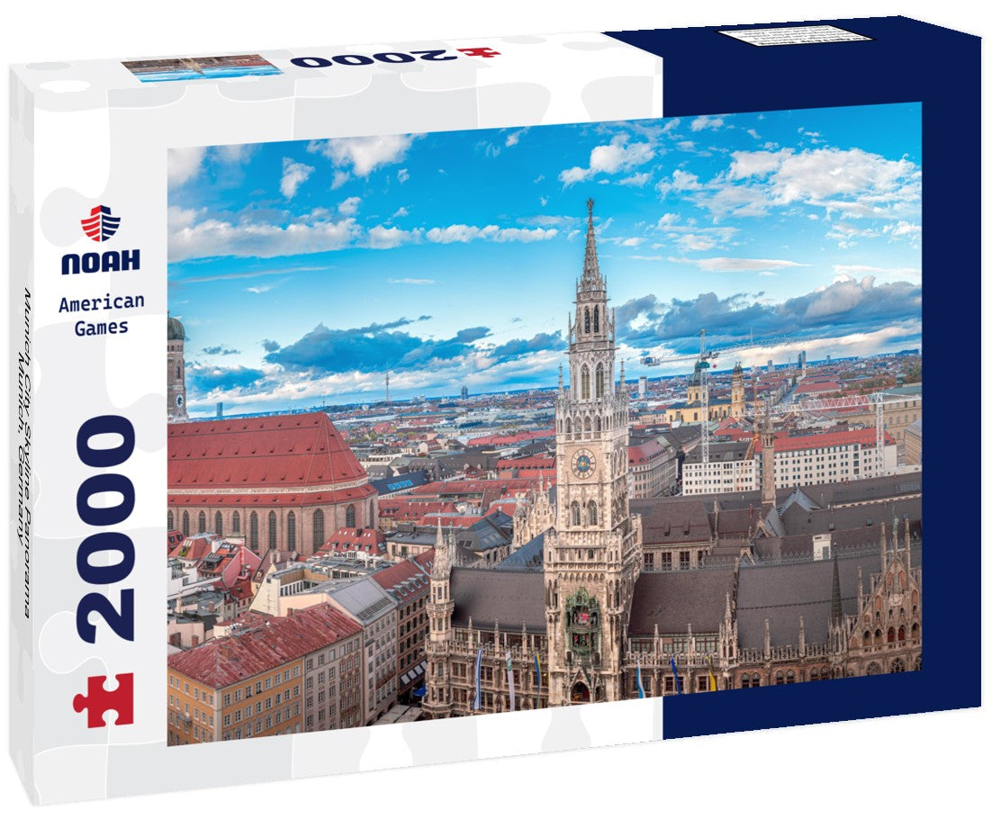 Noah Jigsaw Puzzle Munich City Skyline Panorama, Munich, Germany 2000 pieces