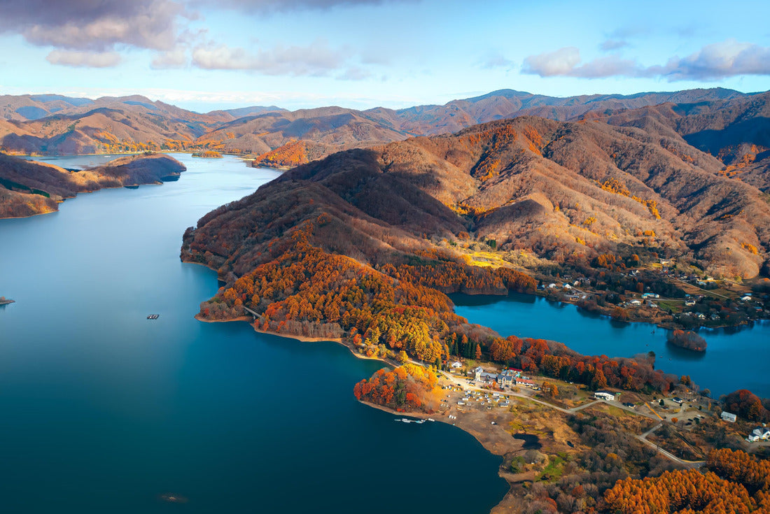 Lake Hibara Fukushima Japan, autumn 2000pc Puzzle
