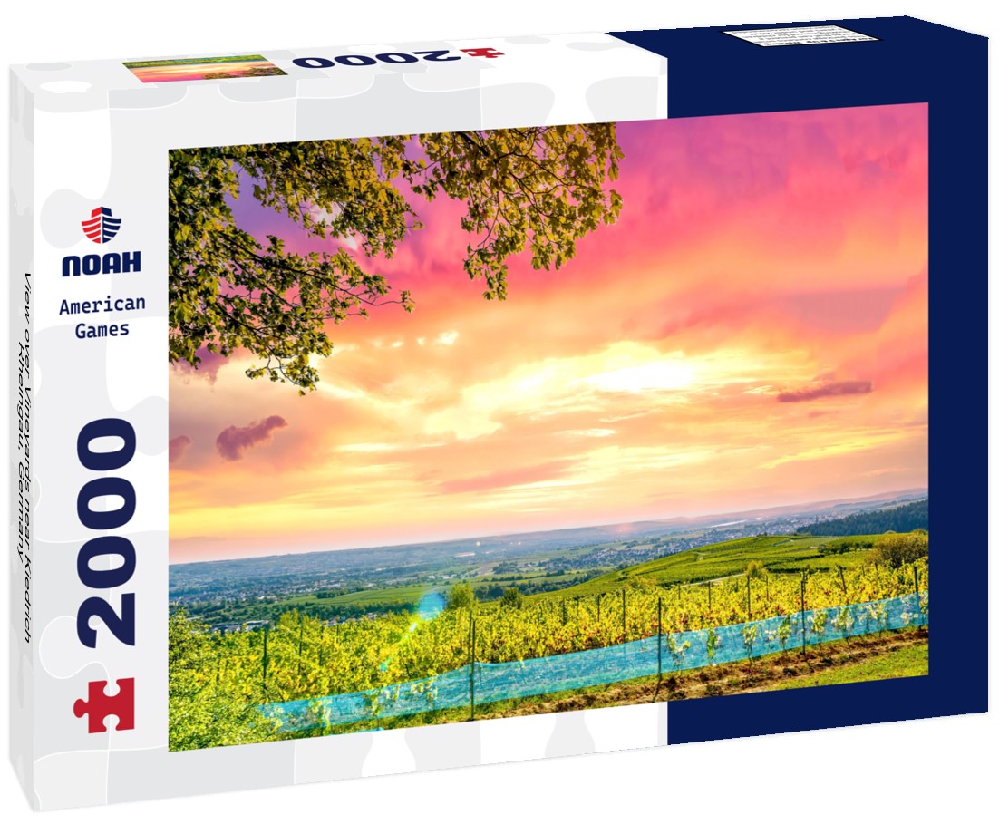 Vineyards near Kiedrich, Rheingau, Germany 2000pc Puzzle