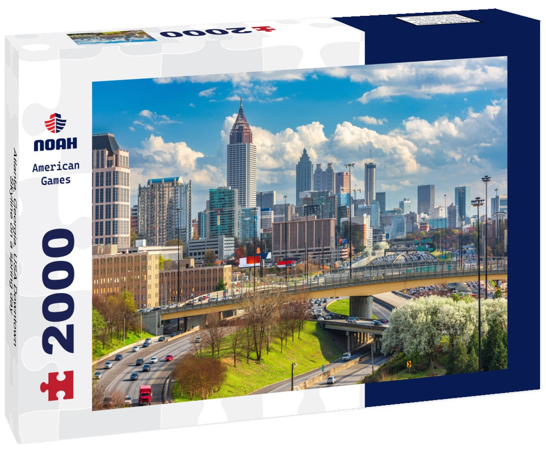 Atlanta, Georgia, USA Downtown Skyline on a spring day 2000pc Puzzle
