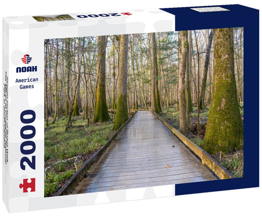 Noah Jigsaw Puzzle Straight section of Board Walk The Marsh at Congaree National Park in South Carolina 2000 pieces