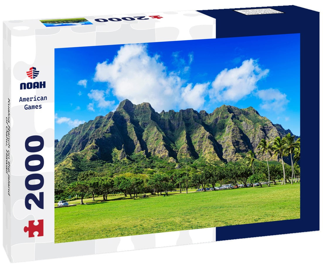 Kualoa Ranch on the island of Oahu, Hawaii 2000pc Puzzle