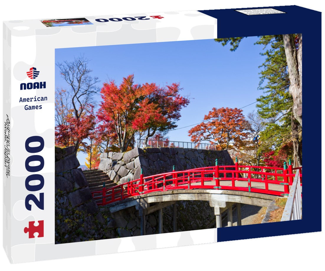 Autumn in Iwate Park, Morioka city, Iwate, Japan 2000pc Puzzle