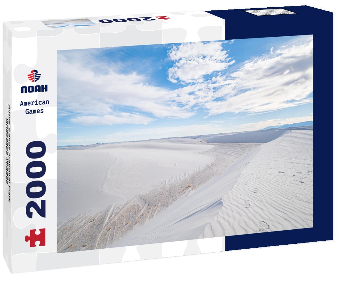 Noah Jigsaw Puzzle White Sands National Park landscape images 2000 pieces