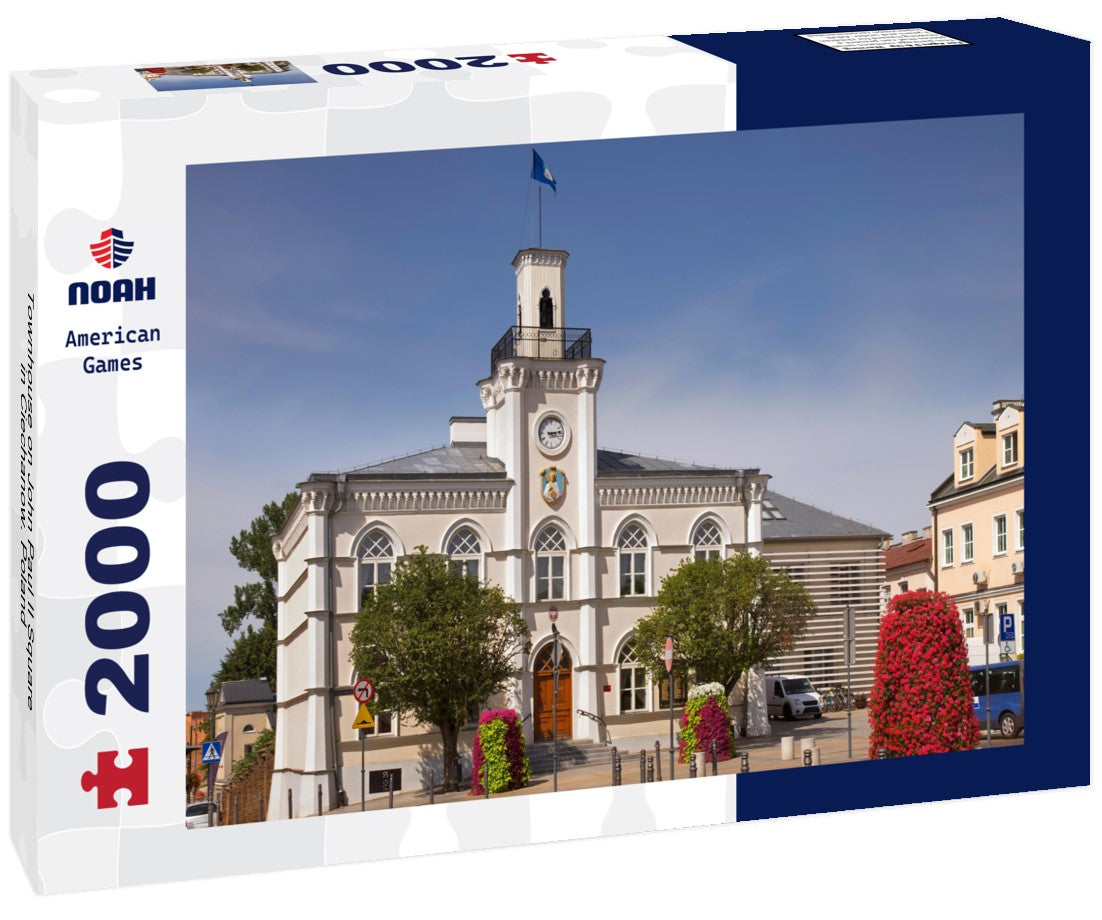 Townhouse on John Paul II Square in Ciechanow. Poland 2000pc Puzzle