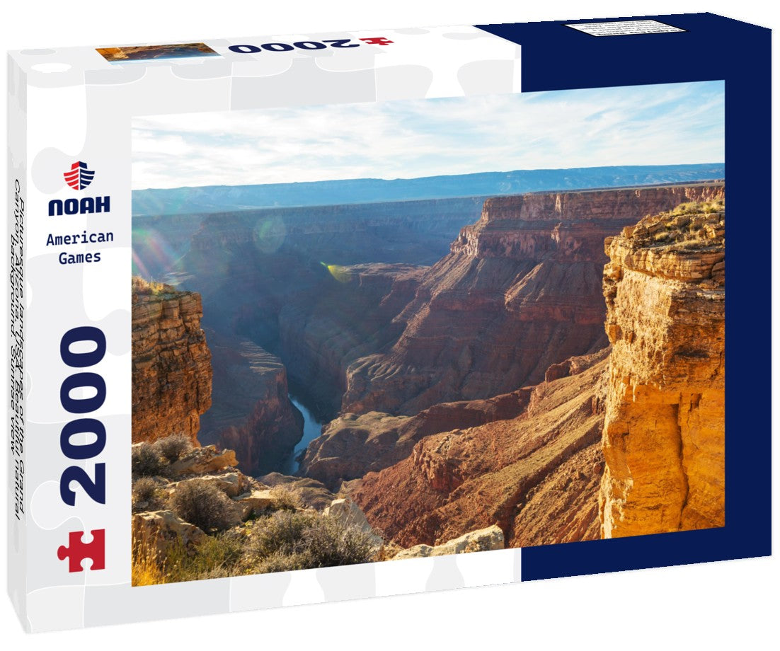Picturesque landscapes of the Grand Canyon, Arizona, USA. Beautiful natural background. Sunrise view 2000pc Puzzle
