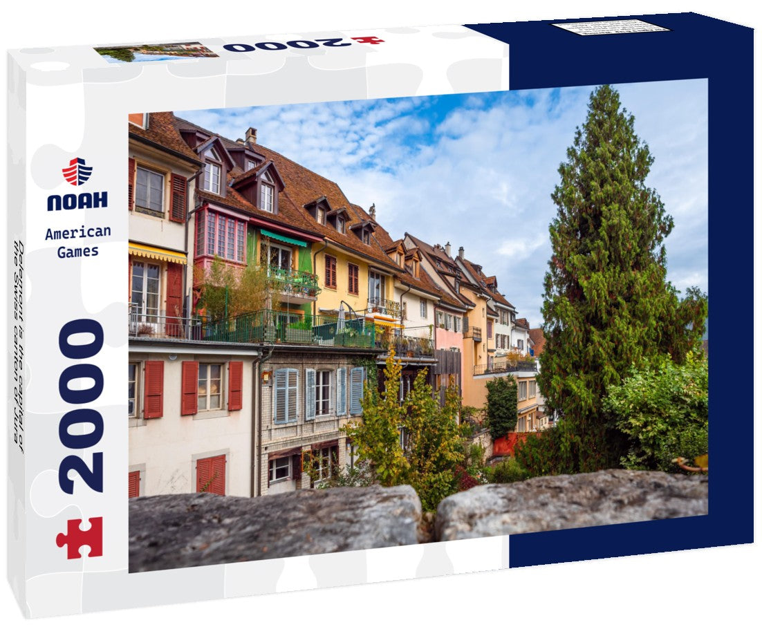 Delemont is the capital of the Swiss canton of Jura 2000pc Puzzle