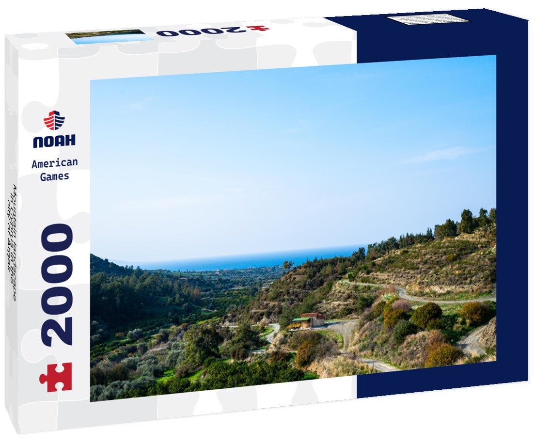 Mountain landscape in Cyprus in the city of Argak 2000pc Puzzle
