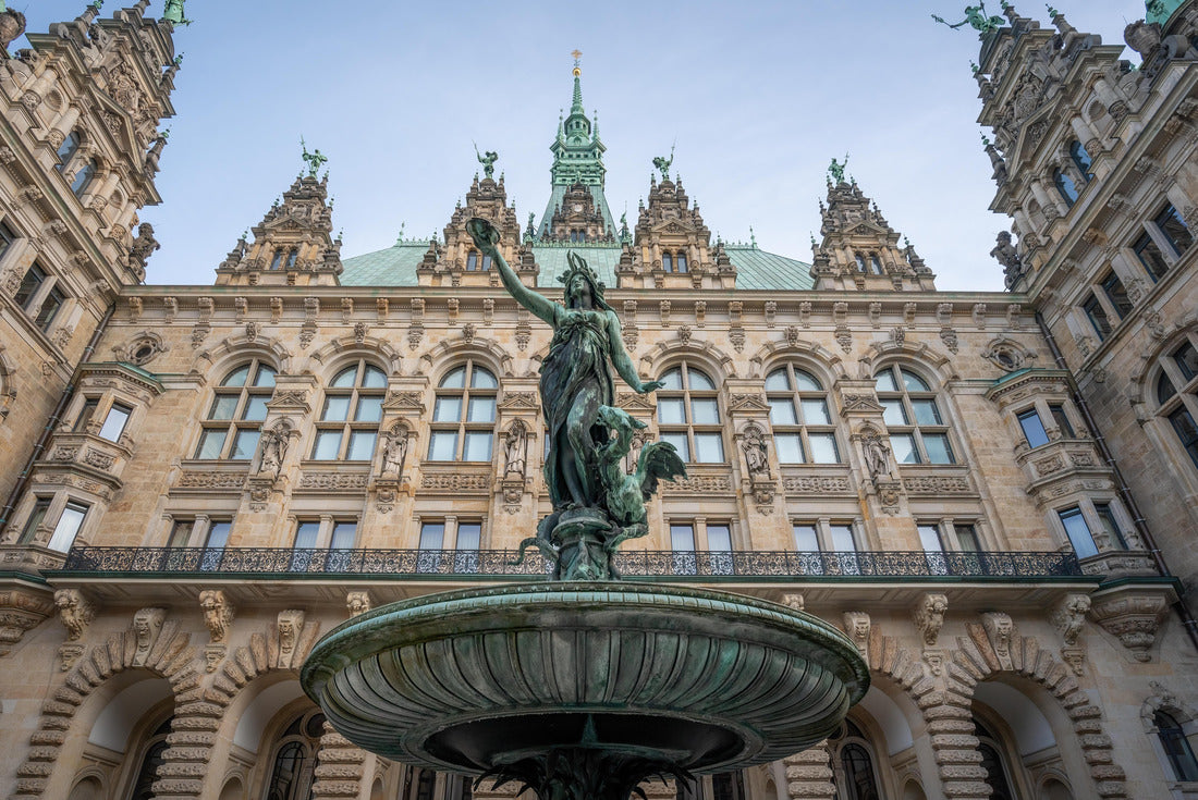 Hygieia fountain at Hamburg City Hall Courtyard - Hamburg, Germany 2000pc Puzzle