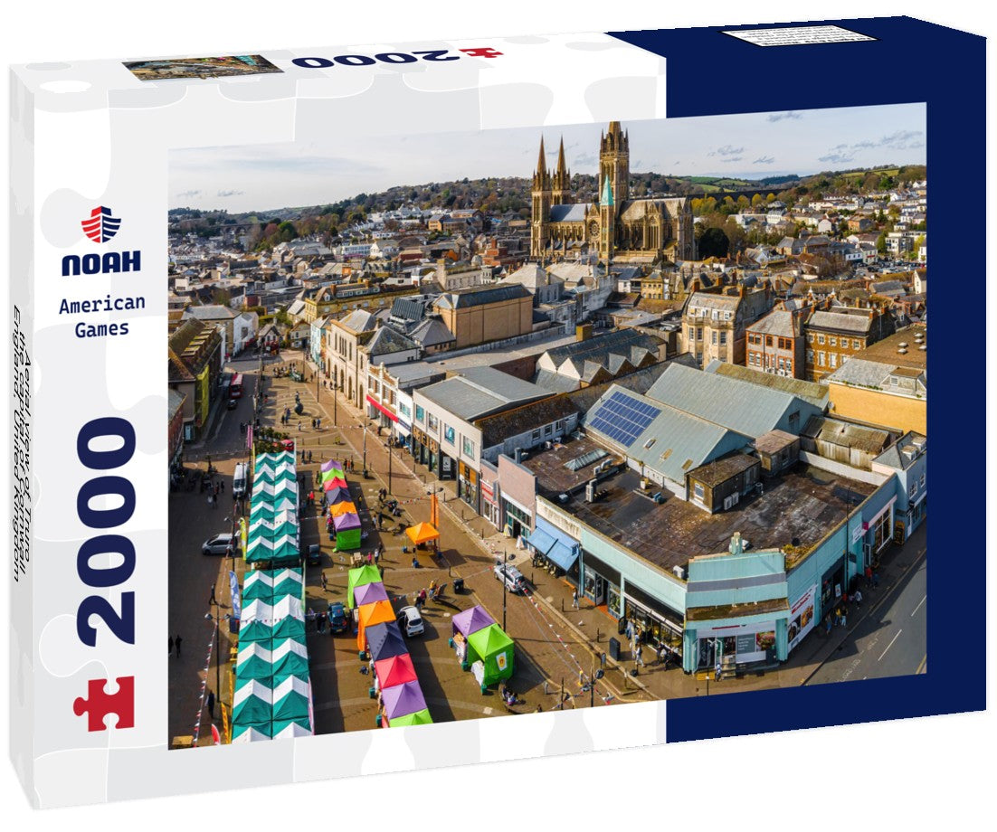 Aerial view of Truro, the capital of Cornwall, England, United Kingdom 2000pc Puzzle