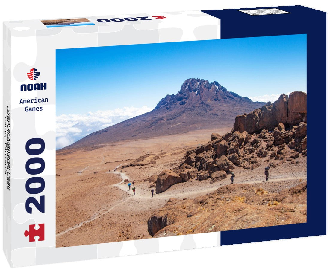 Mawenzi Peak from Kilimanjaro's base camp, Tanzania 2000pc Puzzle