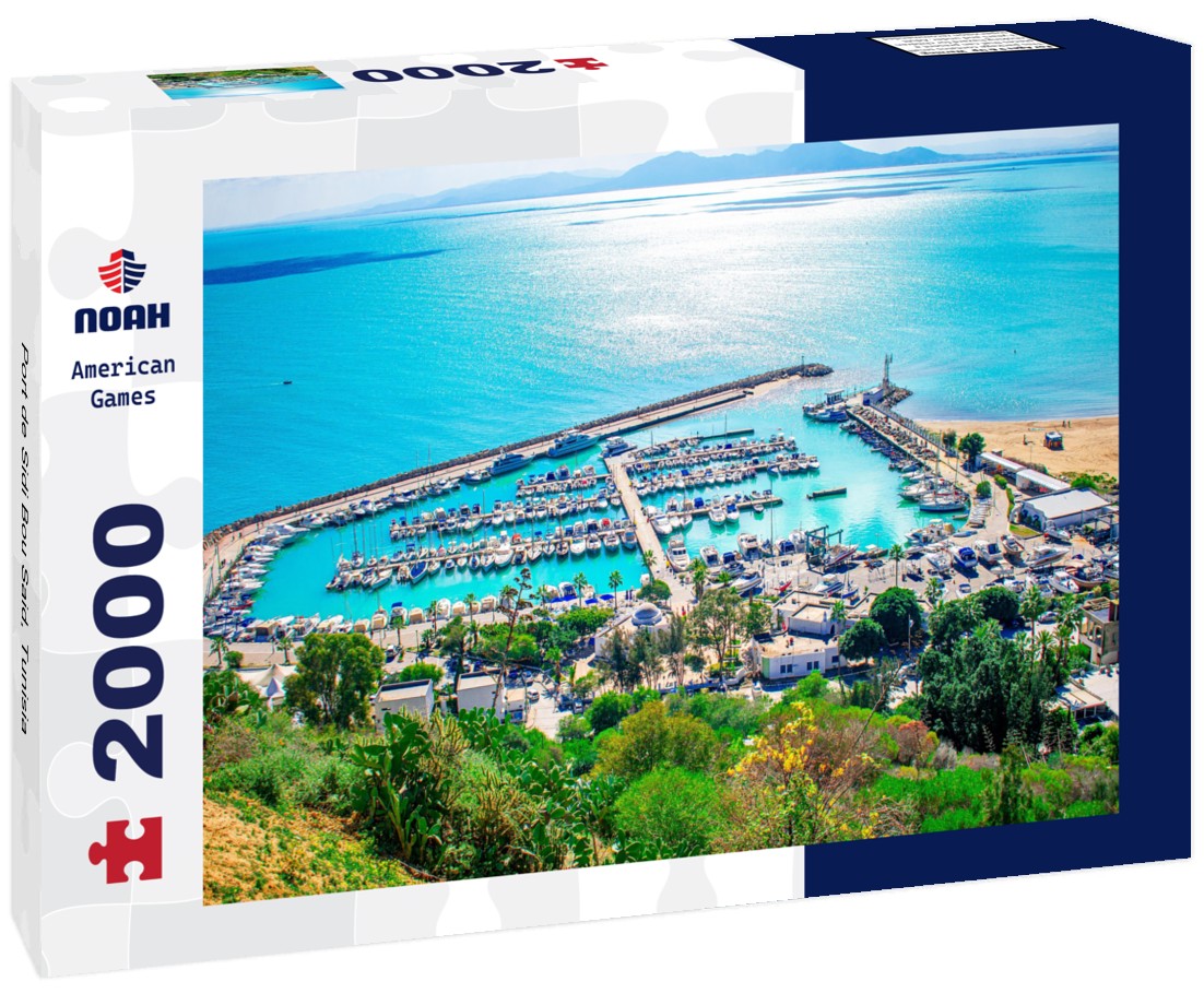 Noah Jigsaw Puzzle Port de Sidi Bou Said, Tunisia 2000 pieces