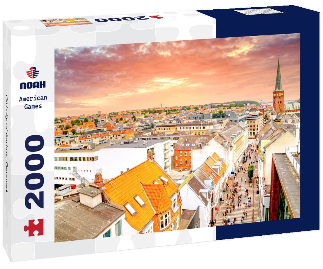 Old city of Aarhus, Denmark 2000pc Puzzle