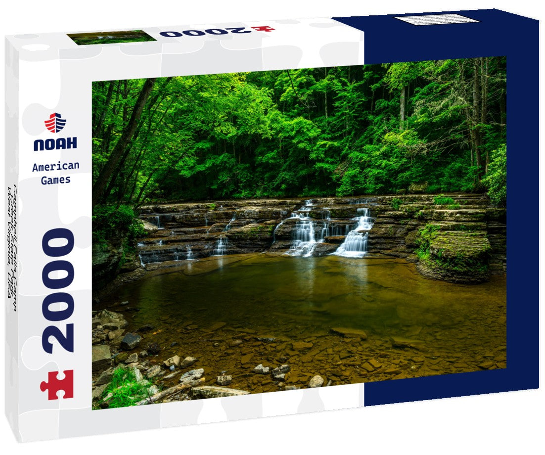 Campbell Falls Camp Creek State Park, West Virginia, USA 2000pc Puzzle