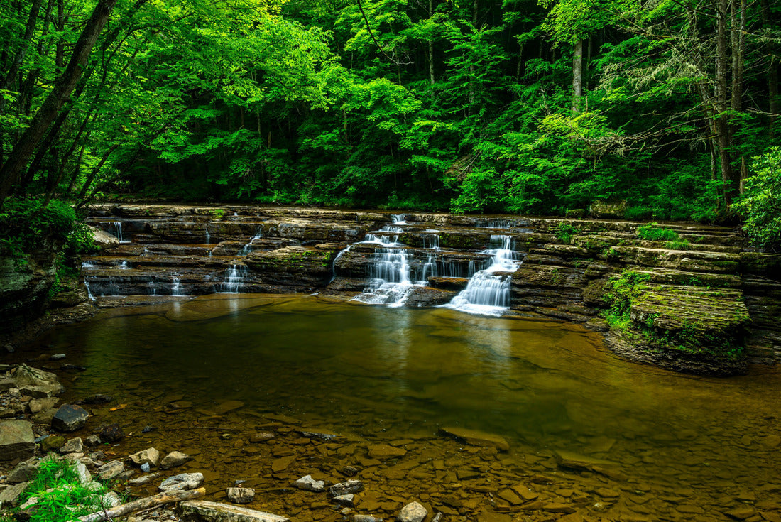 Campbell Falls Camp Creek State Park, West Virginia, USA 2000pc Puzzle