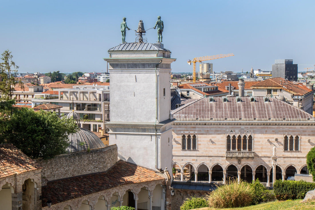 Castle of Udine, Castello di Udine, the Clock Tower, Torre dell'Orologio and Loggia del Lionello 2000pc Puzzle