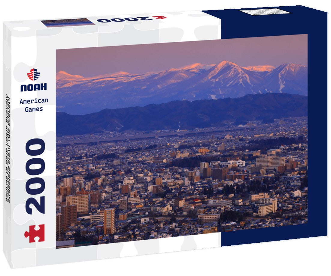Morioka city, Iwate prefecture Morioka urban area at sunrise 2000pc Puzzle