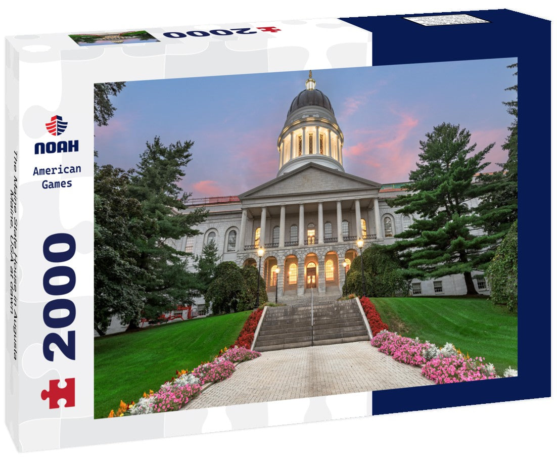 The Maine State House in Augusta, Maine, USA at dawn 2000pc Puzzle