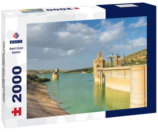 Noah Jigsaw Puzzle The Sidi Salem Dam, an impressive water management system in Beja, Tunisia. North Africa 2000 pieces