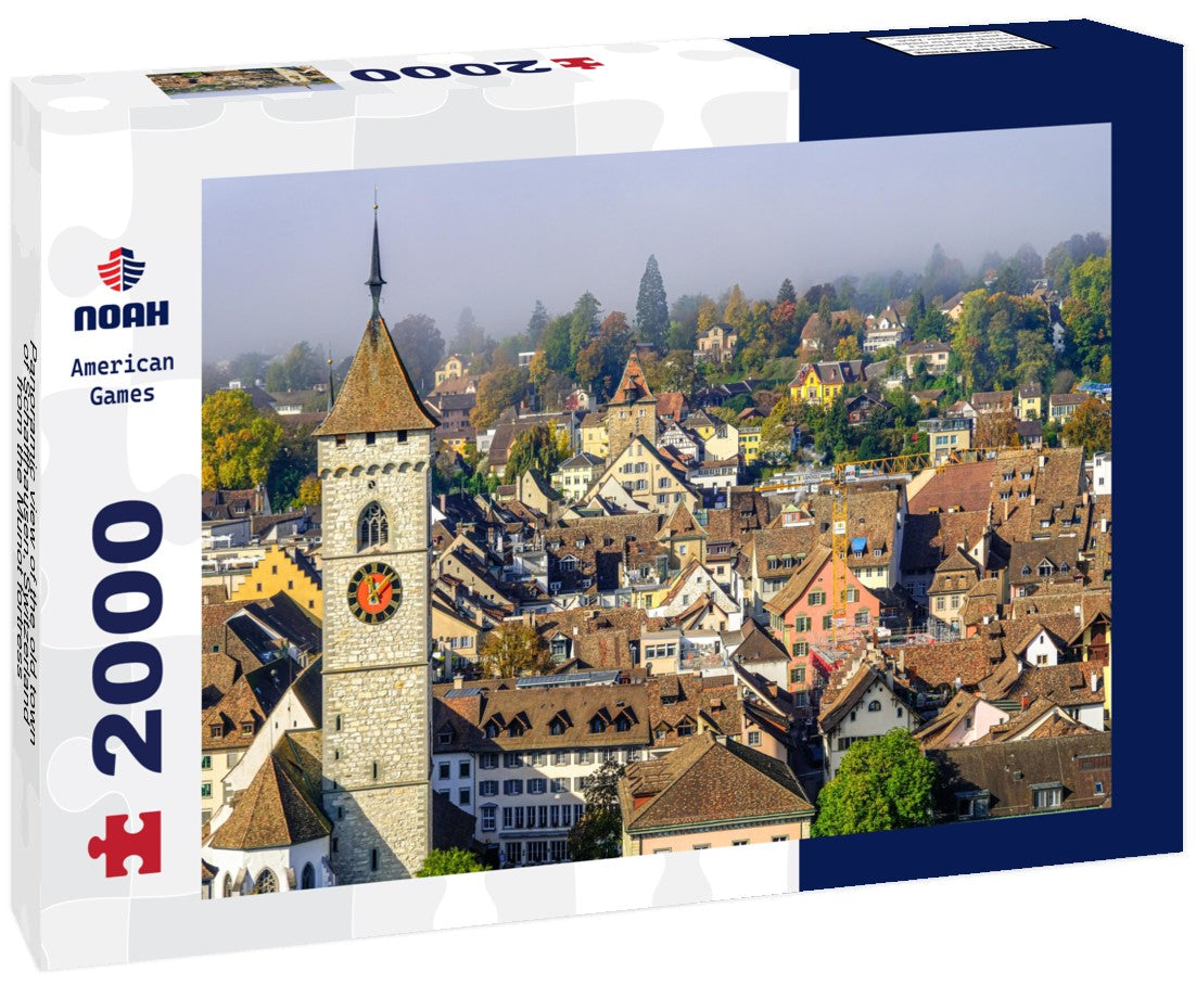 the old town of Schaffhausen, Switzerland from the Munot fortress 2000pc Puzzle
