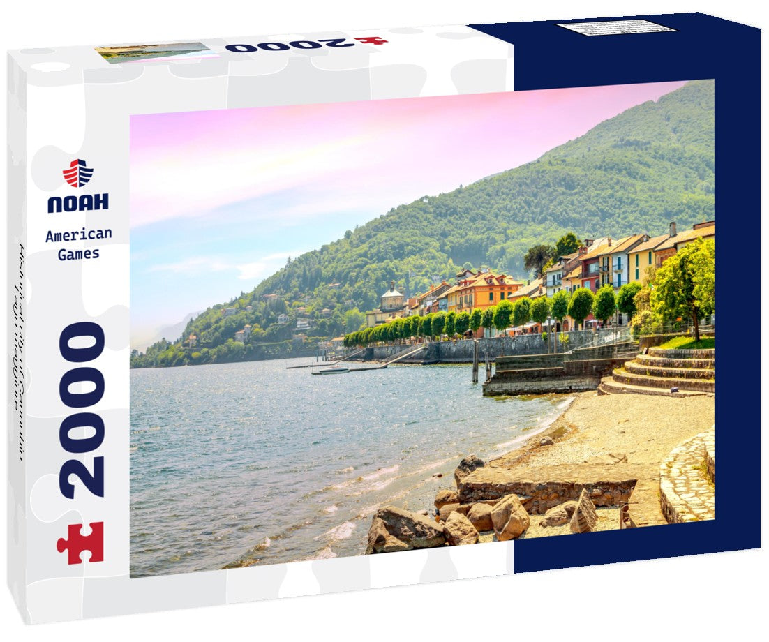 Historical city of Cannobio, Lago maggiore 2000pc Puzzle