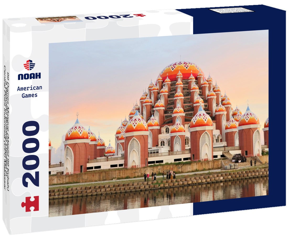 Noah Jigsaw Puzzle 99 Domes Mosque (Masjid 99 Kubah) a Beautiful Building Located in Central Point Indonesia (CPI) Makassar, South Sulawesi 2000 pieces