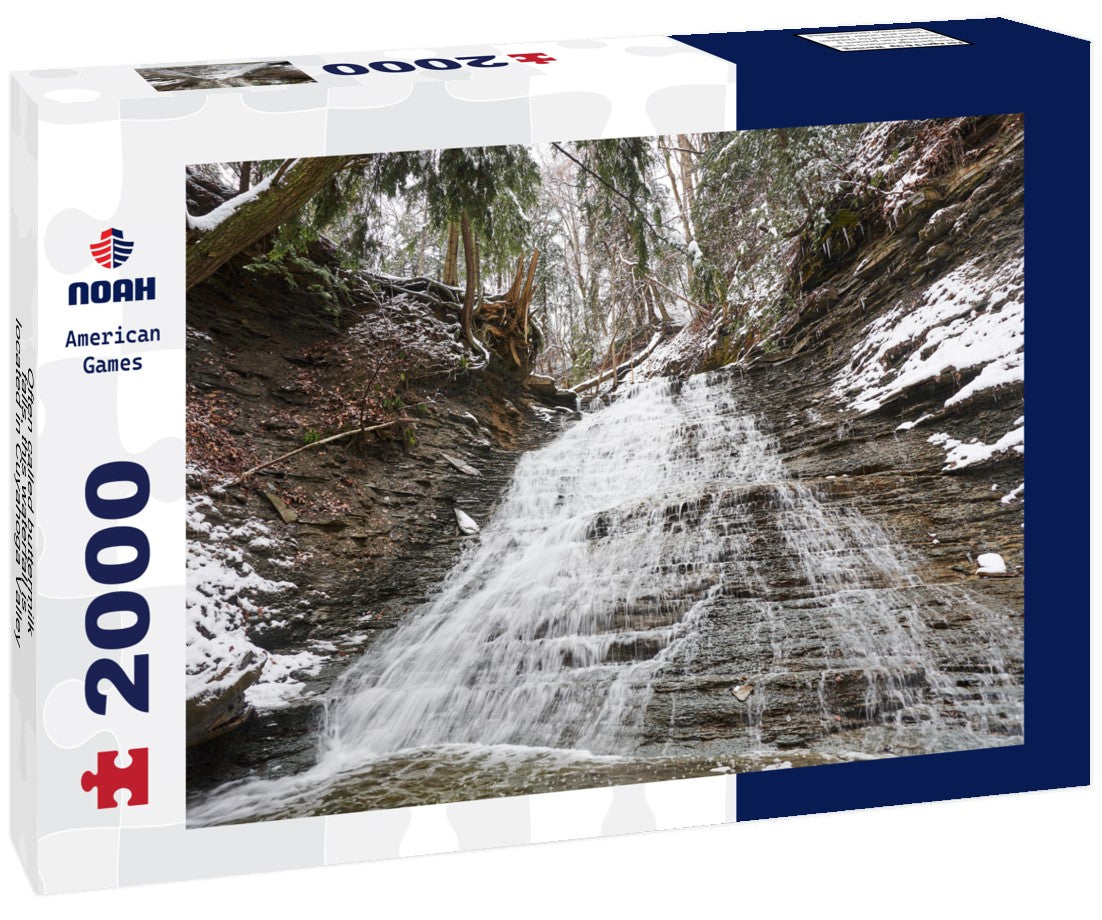 Often called buttermilk falls, this waterfall is located in Cuyahoga Valley National park 2000pc Puzzle