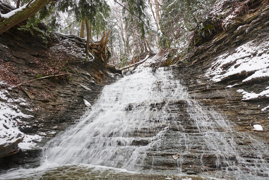 Often called buttermilk falls, this waterfall is located in Cuyahoga Valley National park 2000pc Puzzle