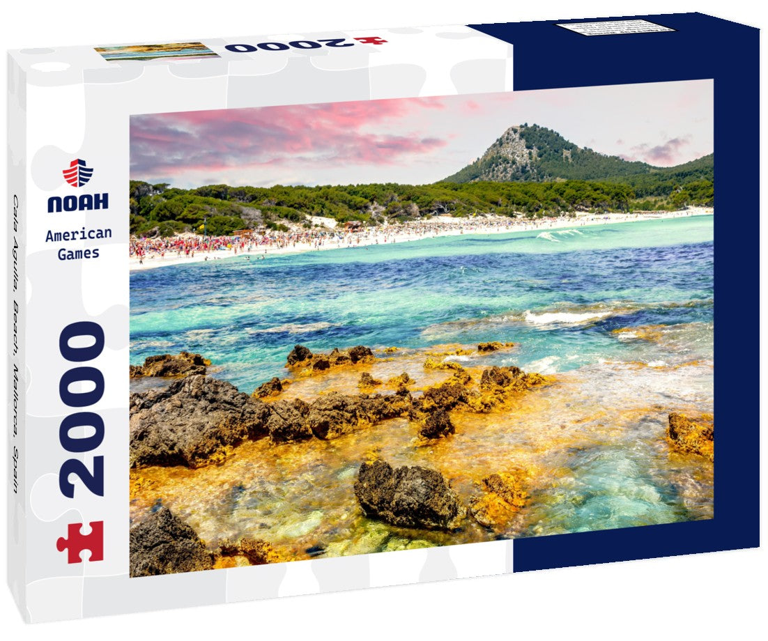 Cala Agulla, Beach, Mallorca, Spain 2000pc Puzzle