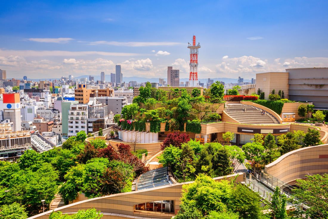 Namba Parks, Osaka, Japan cityscape and view 2000pc Puzzle