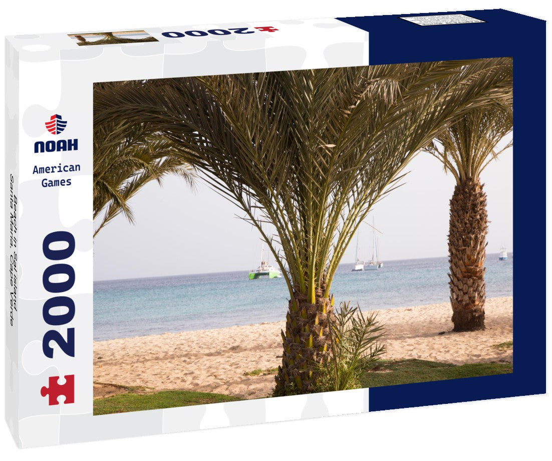 Beach in Sal island, Santa Maria, Cape Verde 2000pc Puzzle