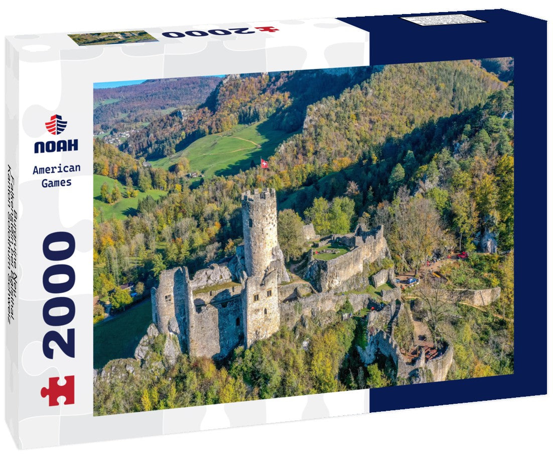 Burgruine Neu-Falkenstein bei Balsthal Kanton Solothurn Schweiz 2000pc Puzzle