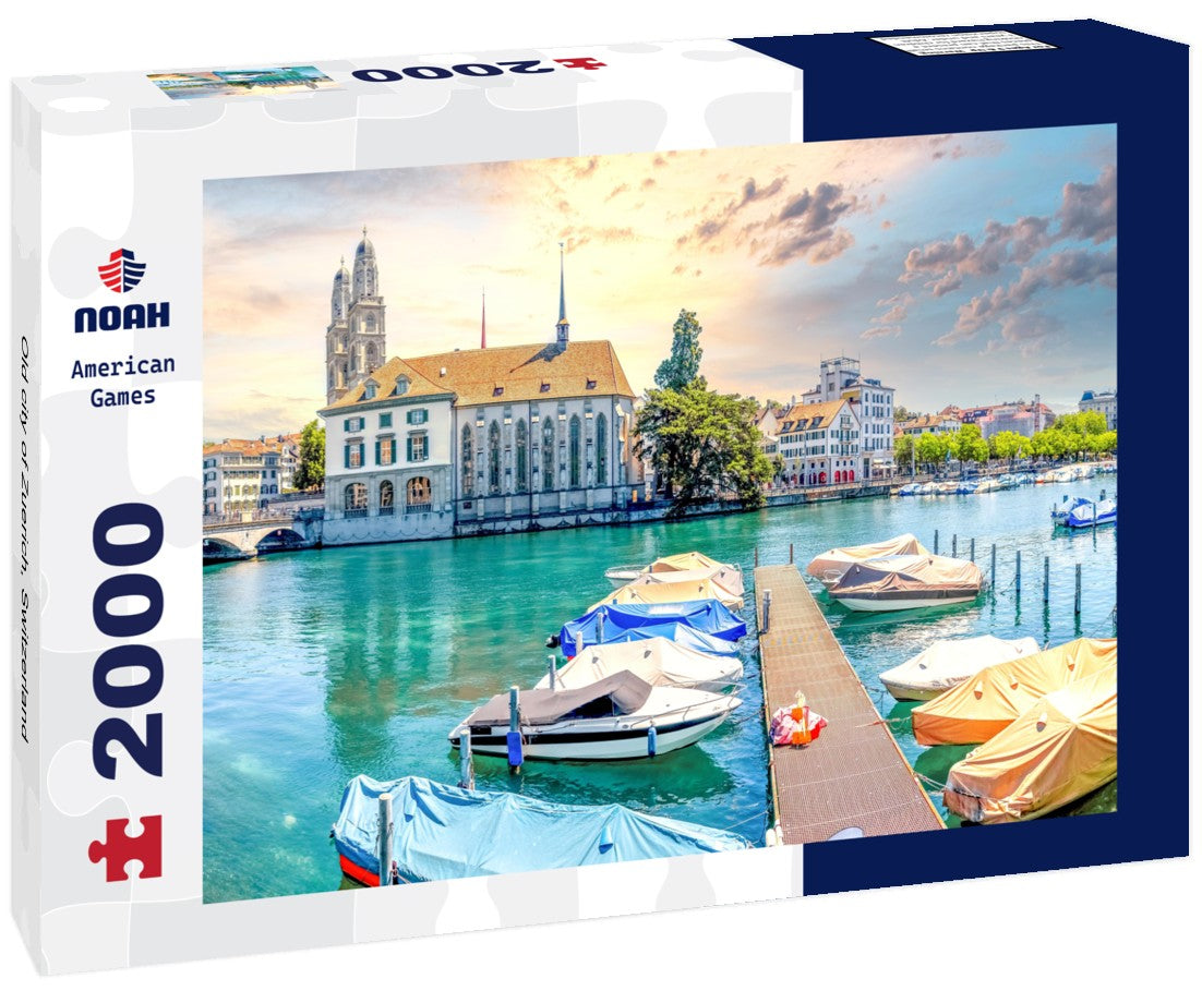 Old city of Zuerich, Switzerland 2000pc Puzzle