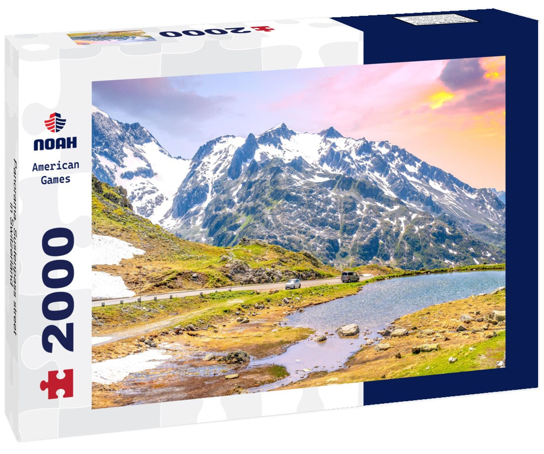 Sustenpass street in Switzerland 2000pc Puzzle