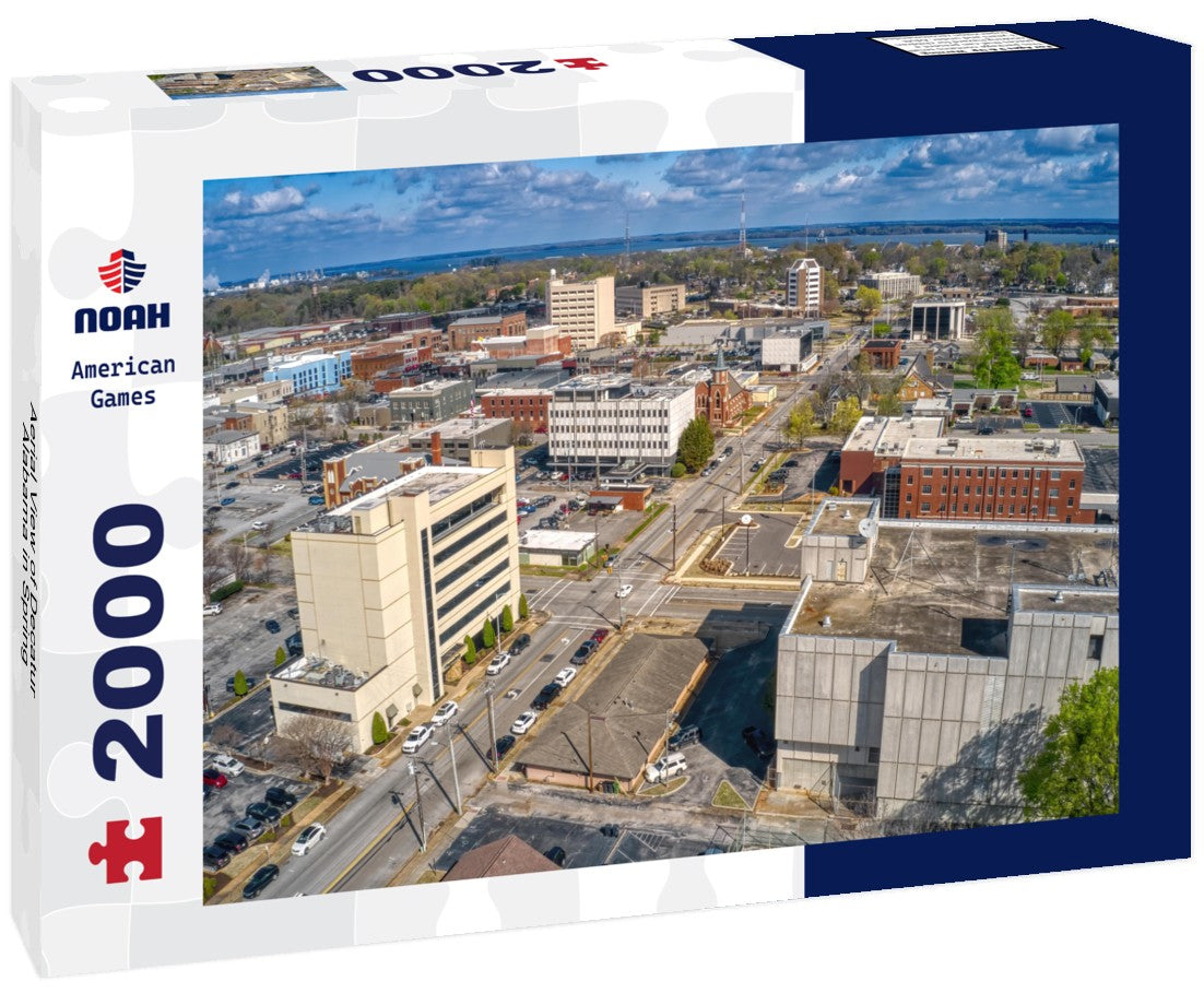 Aerial View of Decatur, Alabama in Spring 2000pc Puzzle