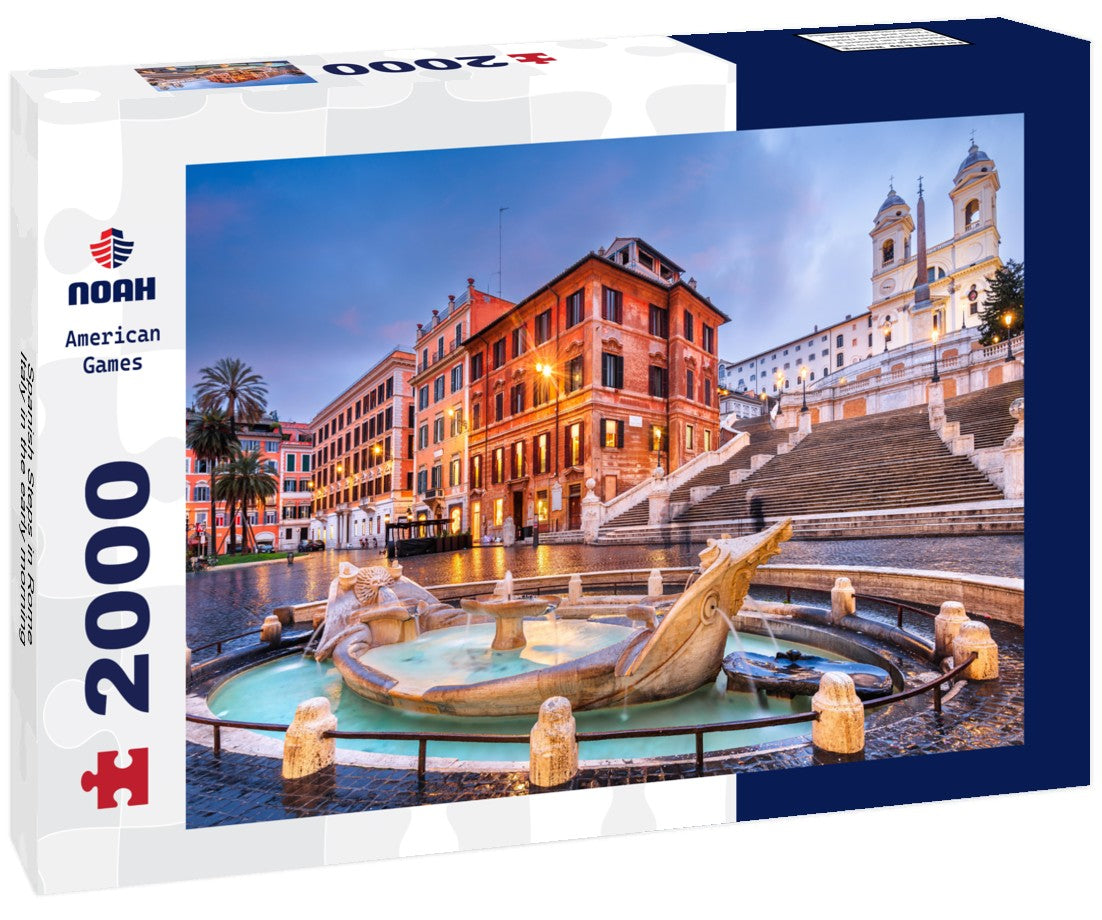 Spanish Steps in Rome, Italy in the early morning 2000pc Puzzle