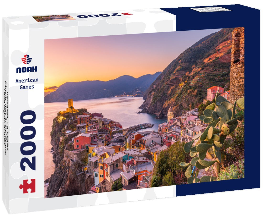Vernazza, La Spezia, Liguria, Italy in the Cinque Terre region at dusk 2000pc Puzzle