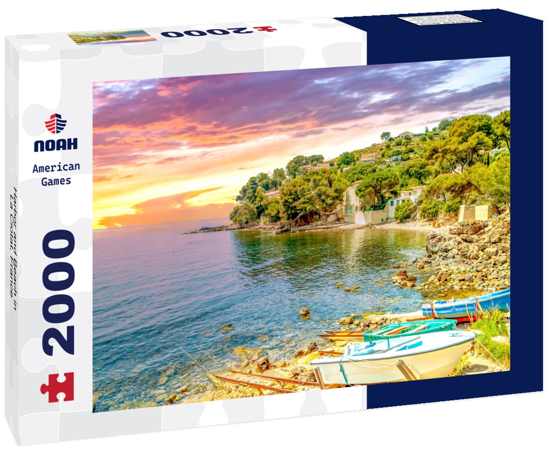 Harbor and Beach in La Ciotat, France 2000pc Puzzle