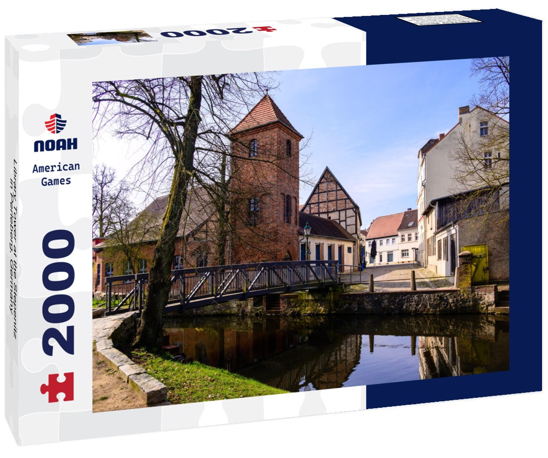 Noah Jigsaw Puzzle Library Tower at the Stepenitz in Perleberg, Germany 2000 pieces