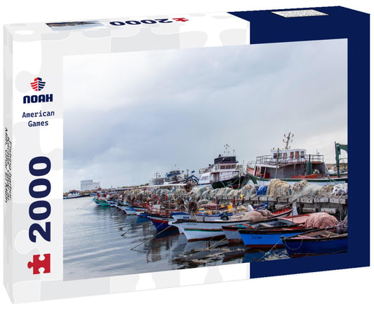 Noah Jigsaw Puzzle Fishing harbor - Kechla, Ghar al Milh, Ghar El Melh, Bizerte, Tunisia 2000 pieces