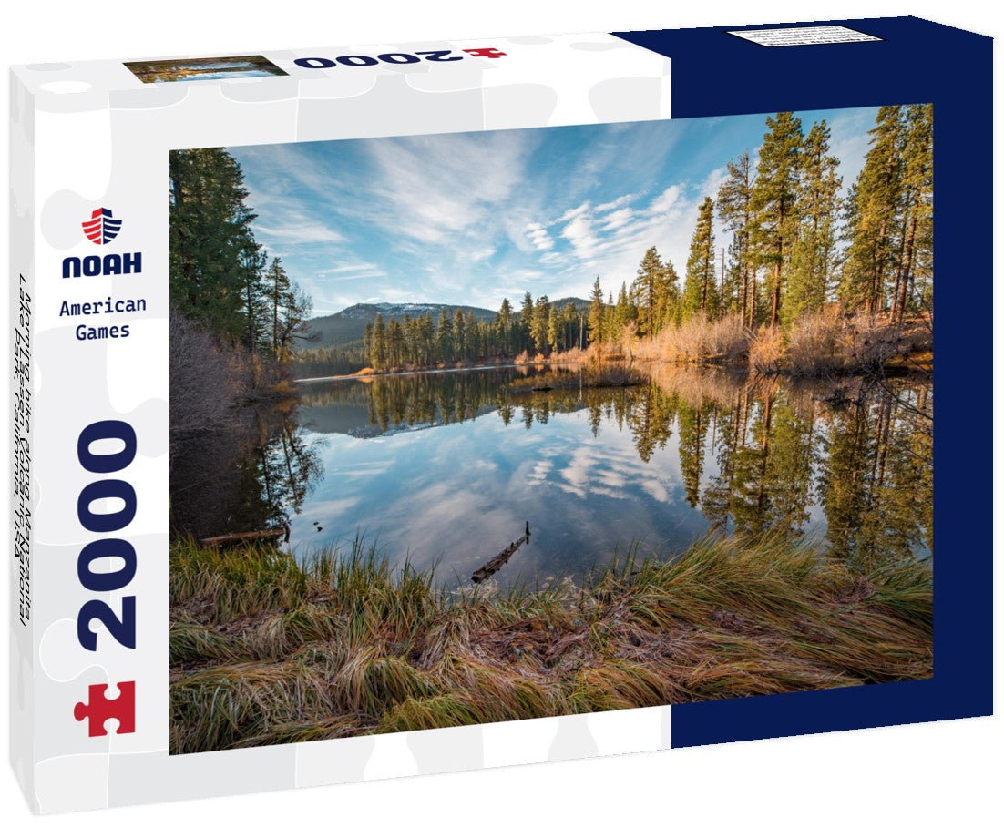 Noah Jigsaw Puzzle Morning hike along Manzanita Lake | Lassen Volcanic National Park, California, USA 2000 pieces