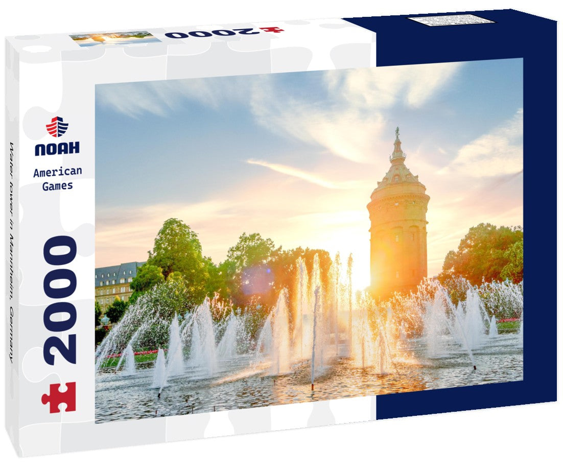 Water tower in Mannheim, Germany 2000pc Puzzle