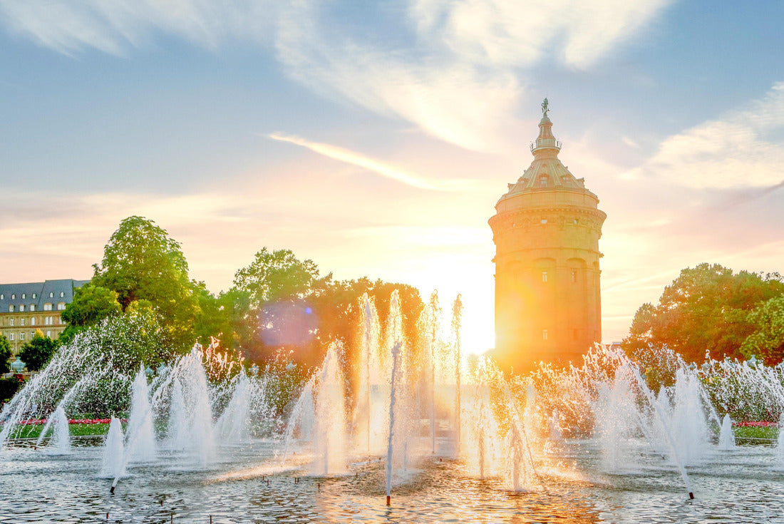 Noah Jigsaw Puzzle Water tower in Mannheim, Germany 2000 pieces