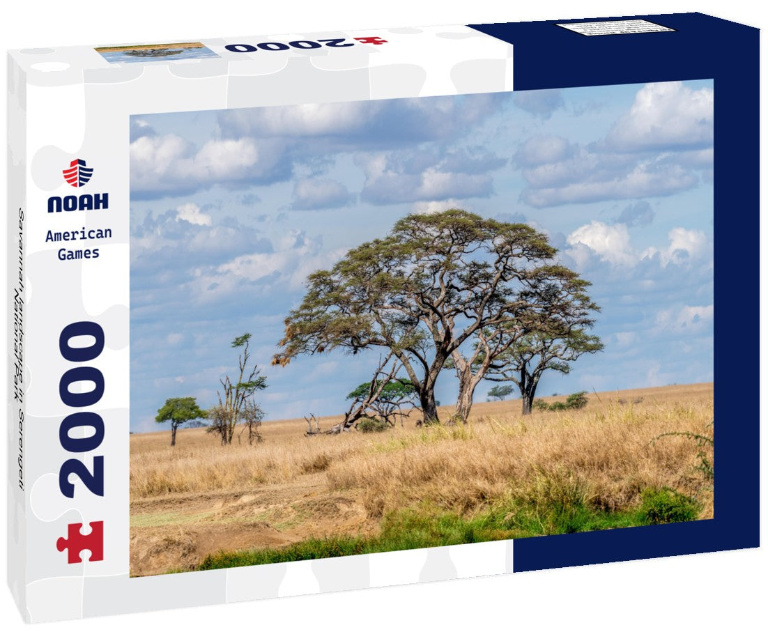 Savannah landscape in Serengeti National Park 2000pc Puzzle