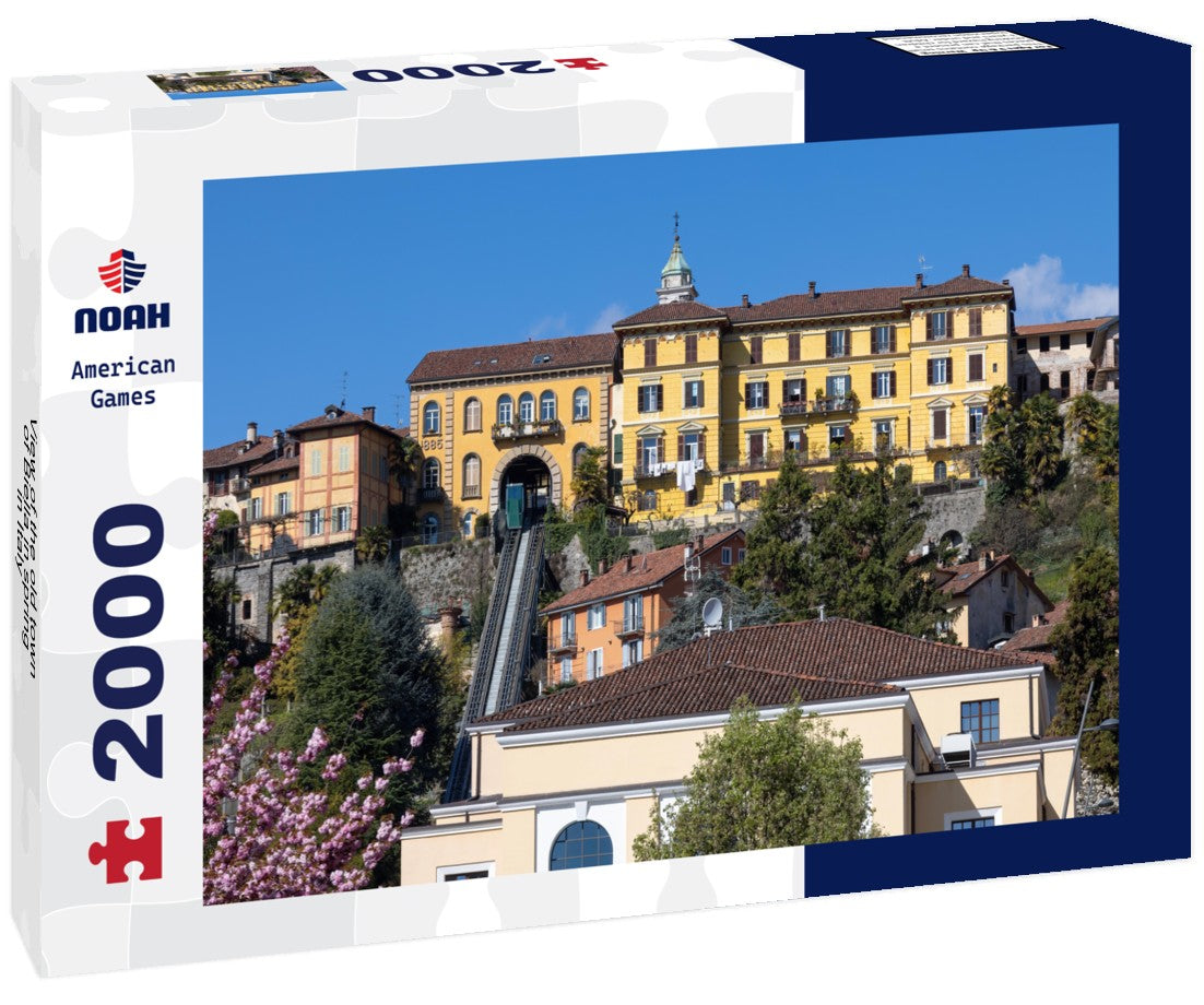 the old town of Biella in spring in Italy 2000pc Puzzle