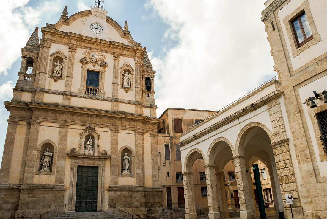 Architectural views of the religious temple in Alcamo, province of Trapani, Sicily, Italy 2000pc Puzzle