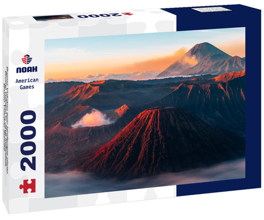 Noah Jigsaw Puzzle Bromo Vulcano epic landscape photo. Bromo vulcano in Java Indonesia. Bromo Vulcano Sunrise 2000 pieces