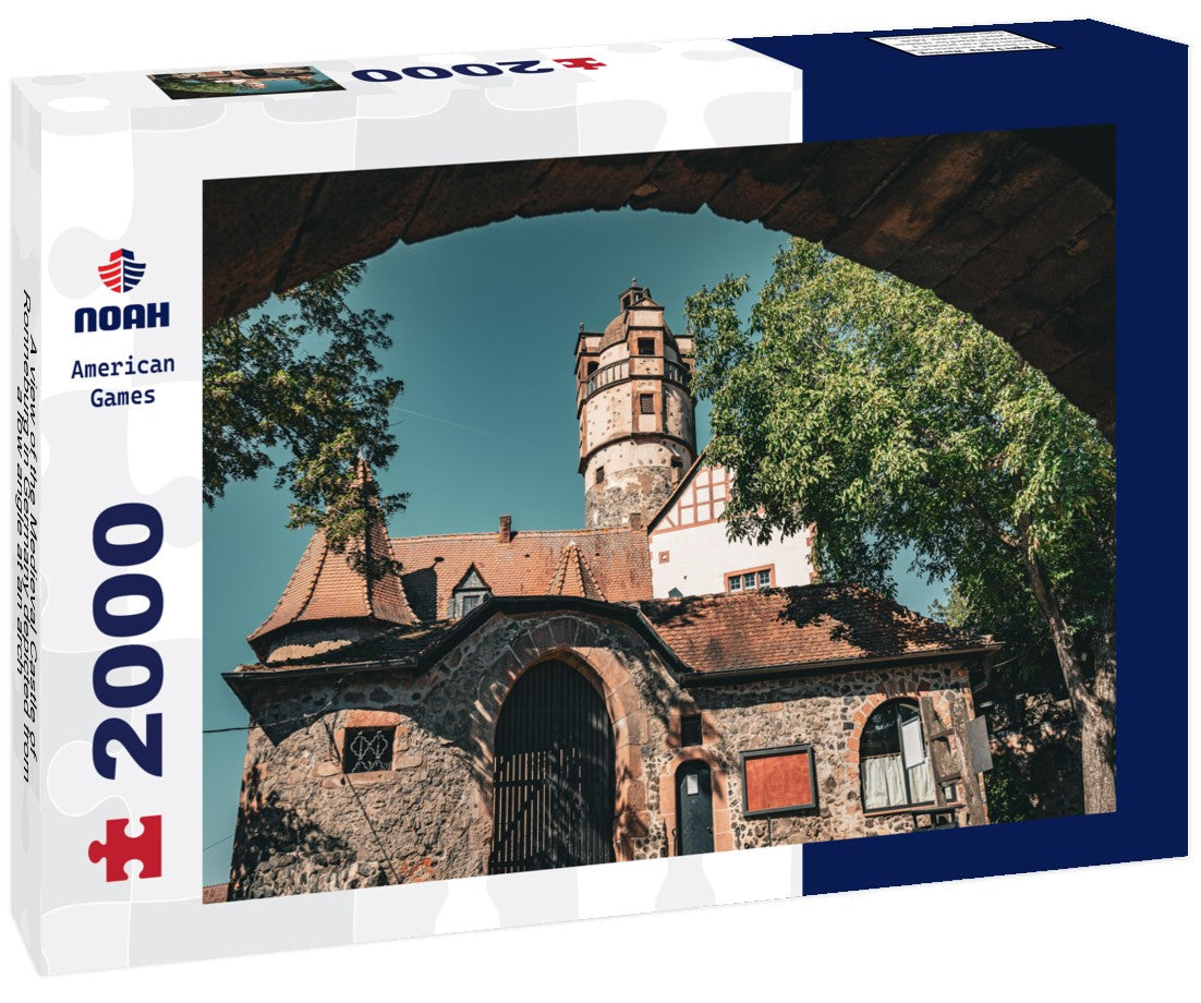 A view of the Medieval Castle of Ronneburg in Germany depicted from a low angle at an arch 2000pc Puzzle